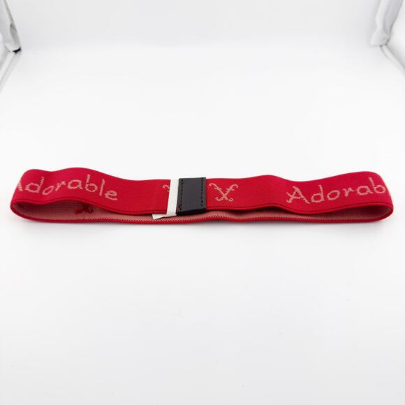 Frederic Fekkai Sporty Hair Band Headband Women's Adjustable Red Adorable - Picture 5 of 9
